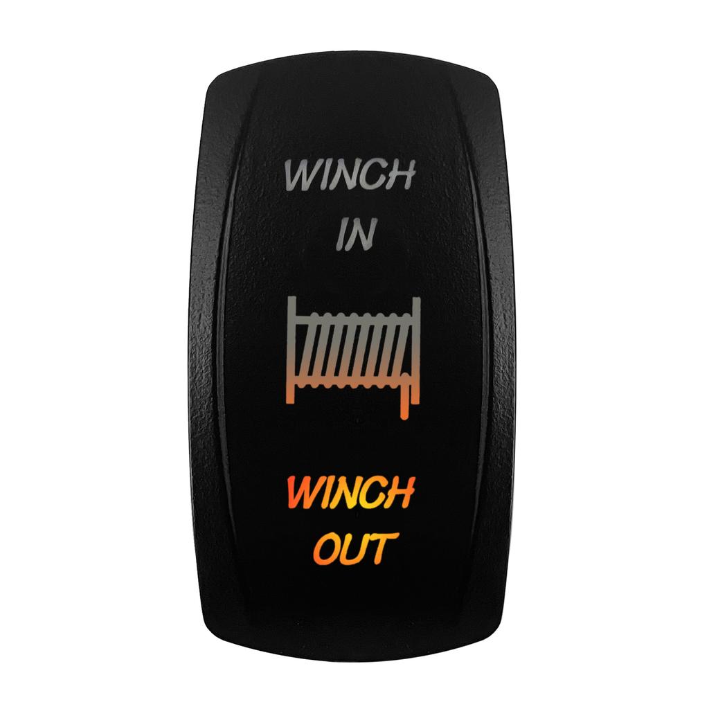 12V-24V Orange Led Rocker Switch Waterproof 20A Amber Light SPST DPDT Toggle Key for Car Boat ATV Camper Motorhome Auto Machine Switches4