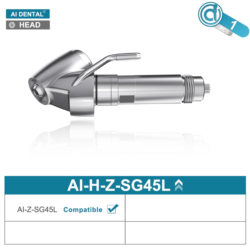 AI DENTAL Głowica kątnicy chirurgicznej z przekładnią środkową do niskich obrotów, części zamienne serii AI-X/Z-SG