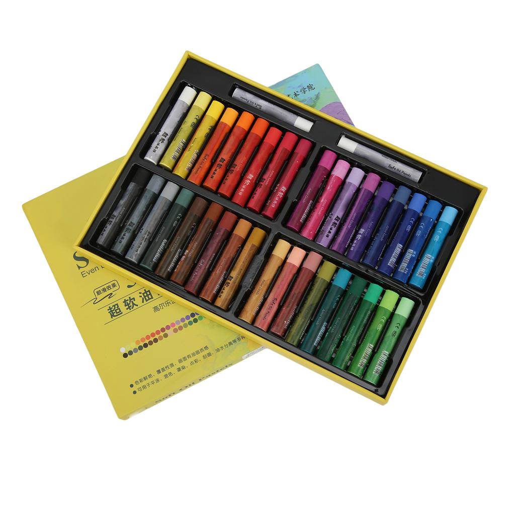Oil Pastels Write Smoothly Bright Colors Waterproof Clean Easily 36 Colors Pastels Art Supplies for Graffiti Painting