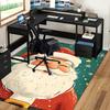 Christmas Santa Claus Chair Mat - Anime Cartoon Design, Non-Slip Carpet for Office, Home Decor, Living Room, Bedroom, Game Room & Dormitory.R078
