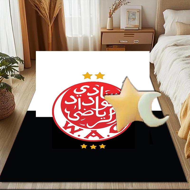 Fc Crest Design Printed Office Carpet Chair Cushion  Entryway Rug, Rugs for Living Room, Bedroom Christmas gifts