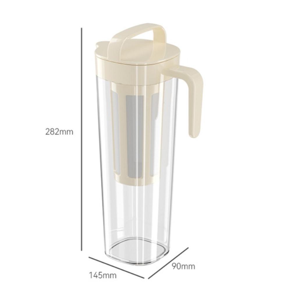 

Пластиковый кувшин для холодной воды с ситечком для чая, карафе, новый кувшин для холодного чая, кухня With Filter