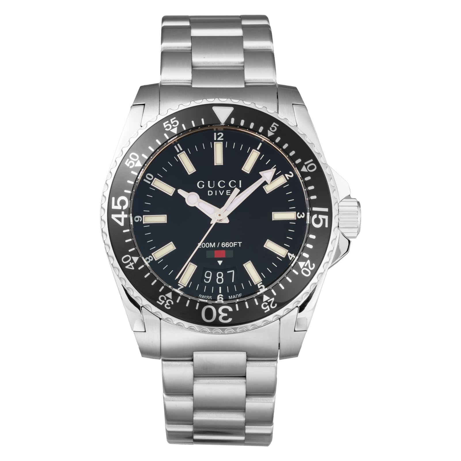 

Gucci DIVE YA136301A Silver Watch Men s [Used]