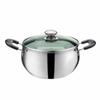 Extra Thick Large Capacity Stainless Steel Soup and Stew Pot for Induction Cookers
