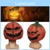 Maschera di Zucca Malvagia per Halloween Pasqua Ringraziamento Materiale in Lattice Design Terrificante Ch-a074