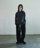 Seukeulaeteulpigsel Winded Loose Mock Neck Long Sleeve [Charcoal]