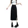 2024 Women's High Waist Slimming Midi Pencil Wrap Skirt for Early Autumn