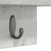 Wall Mounted Nightstand Concrete Grey 60 x 10.5 x 18 cm