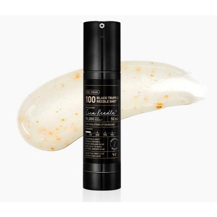 VT COSMETICS CICA REEDLE 100 Shot Hautpflege, 7 Varianten (50ml) – Vitamin C, Retinol, Hyaluronsäure, Kollagen, Schwarzer Trüffel, Koreanisch