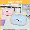 Cute Double Layer Soap Box With Lid For Kitchen And Bathroom Storage
