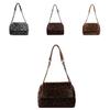Urban Minimalist Leopard Print Pattern Plush Tote Square Bag For Daily Use