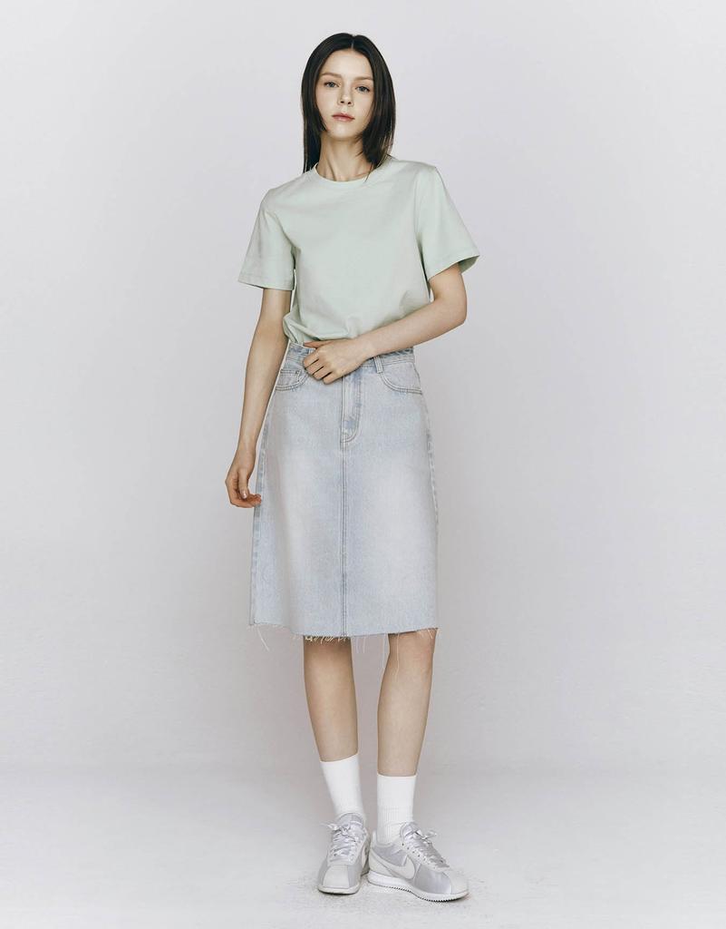 GIORDANO Denim Midi Skirt 165540 [2 Colors]