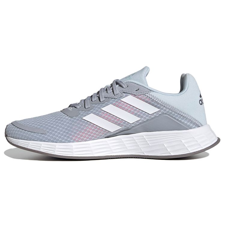 Adidas Duramo Sl Simple Comfortable Breathable Shock Absorbing Durable Low Top Casual Running Shoes Women Sneakers Gray White FY6708