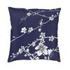 Watercolor Sakura Cherry Blossoms Pillow Case 40X40Cm Home Decoration Japanese Floral Modern Cushion Cover Car Pillowcase