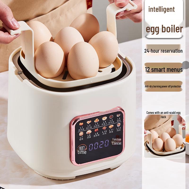 ZISIZ Electric Egg Cooker & Breakfast Steamer