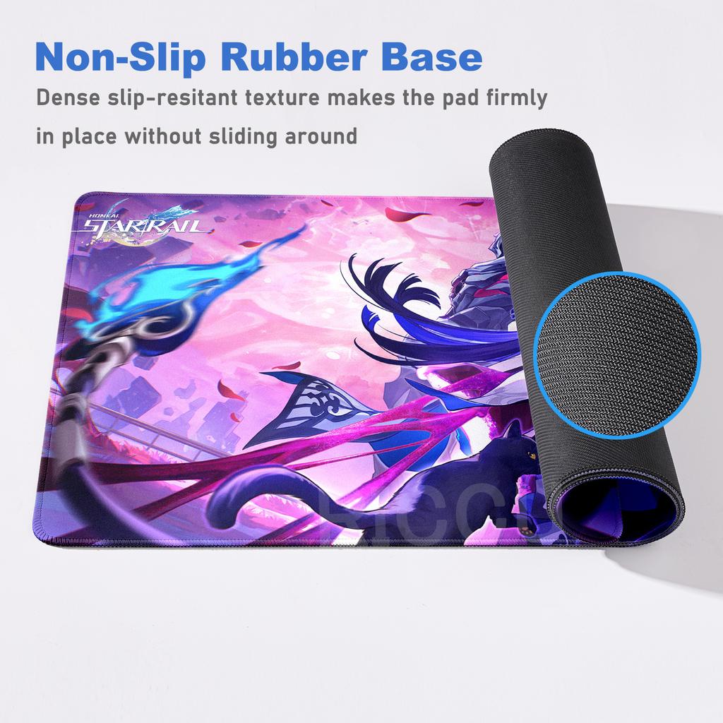 HD XXL Honkai Star Rail The Dahlia Mouse Pad Computer Laptop Non-slip Large Game LockEdge Keyboard Tablemat Anime PC Accessories