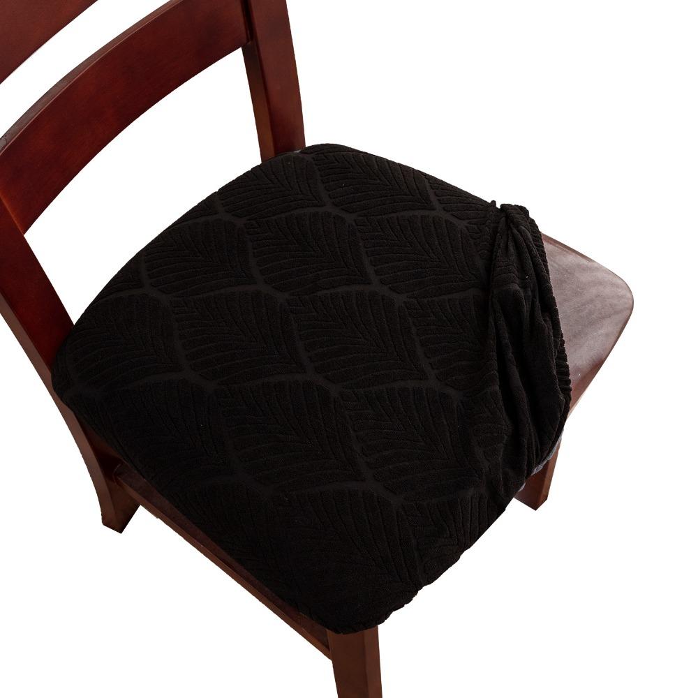 Stain Resistant Dining Chair Covers Waterproof Oil-proof Seat Protector Pet Claw Resistant Scratch Resistant