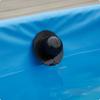 2 Pieces Pool Wall Plug Hose Water Blocking Black Long