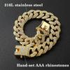 Luxury gold imitation diamond pet collar - Cuban chain cat and dog exclusive, hip-hop style daily wear and party accessories