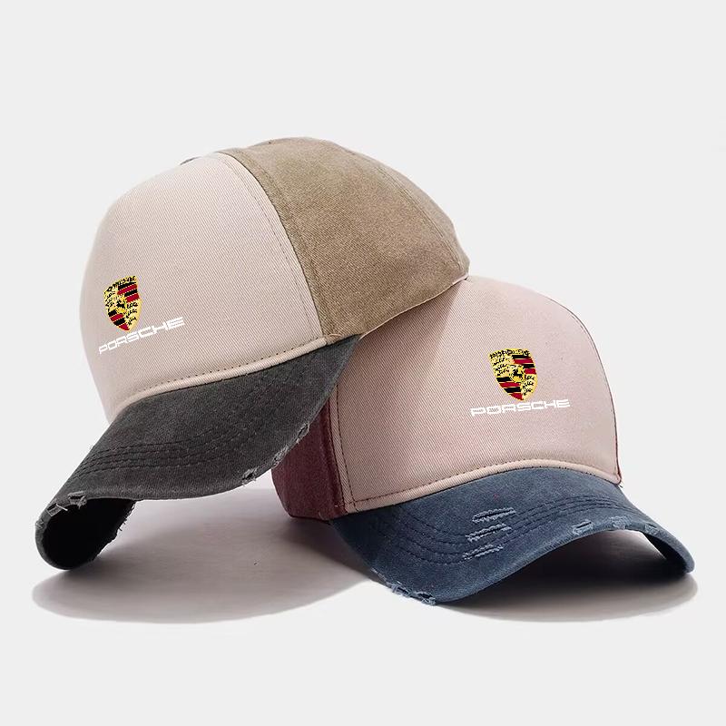 blbn4 Sunshade Fashion Solid Color Duck Tongue Caps Unisex Outdoor For Porsche 911 718 Panamera Macan Cayenne Boxster Cayman Accessory