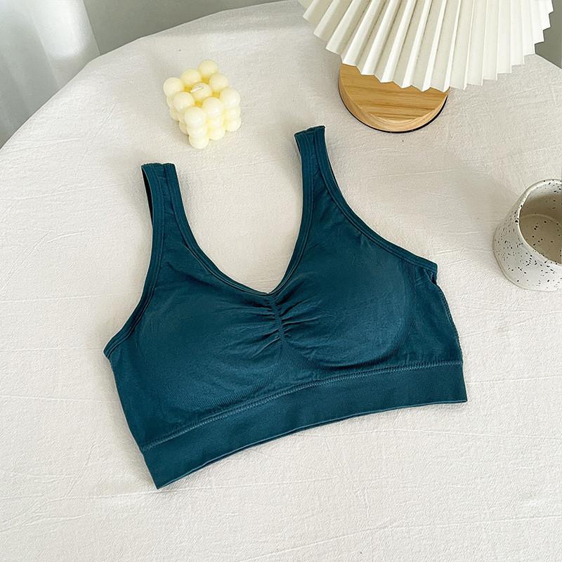 WomenBra Wire  Underwear One-Piece Seamless Bra Rubber Bra Sports Yoga