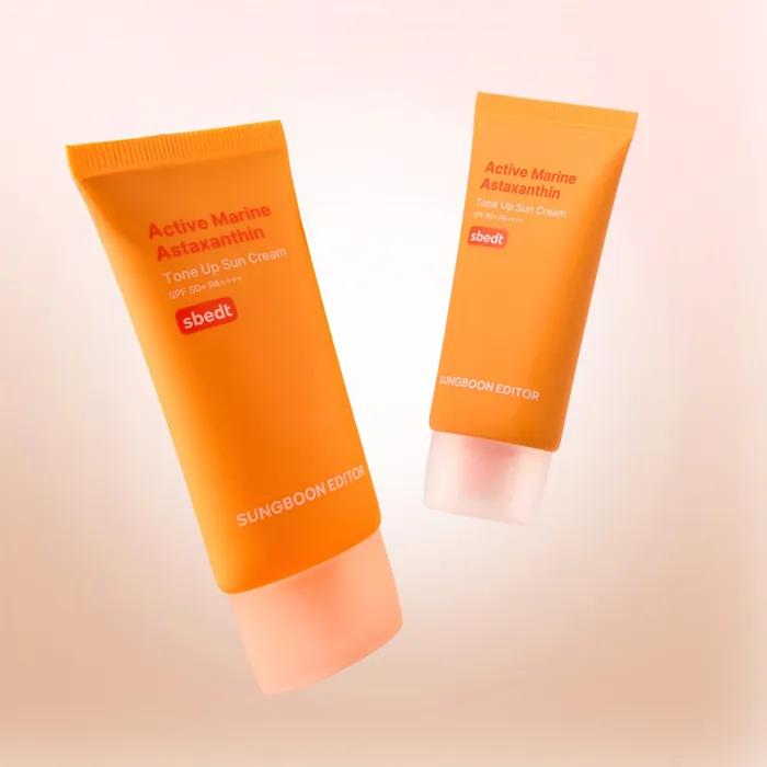 [Inner Skin Tone-Up Radiance] 1+1 Marine Astaxanthin Tone-Up Sun Cream 50ml SPF50+ PA++++