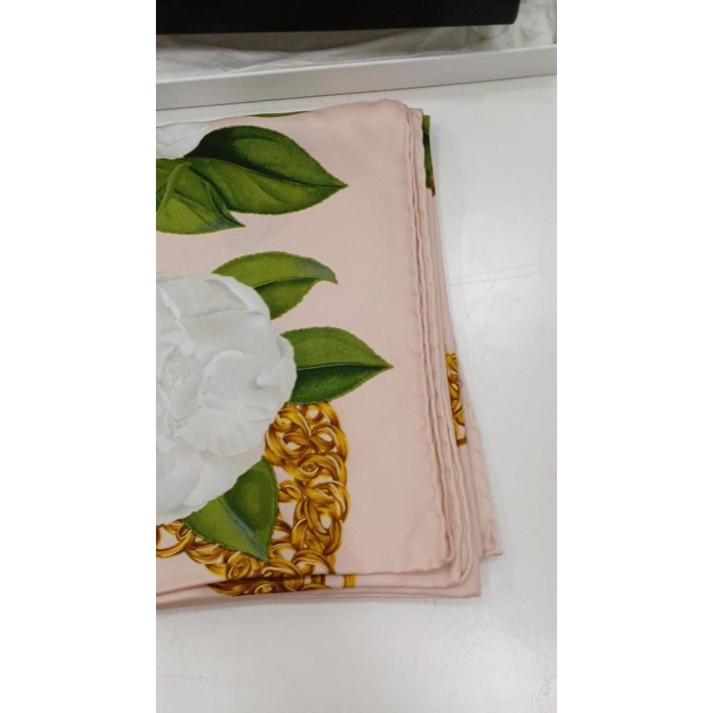 Used CHANEL Camellia Scarf