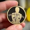 Funny Heads Tails Coin Good Luck Challenges Coin Pocket Size Collectible Coin Double Side Challenges Token Decoration Coin