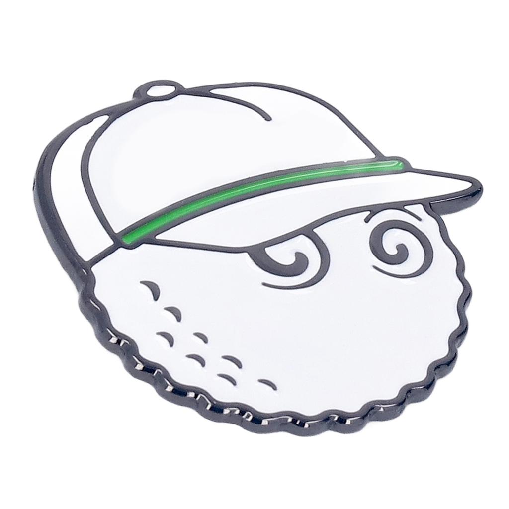 Golf Hat Clips Zinc Alloy Magnet Golf Hat Clip Detachable Golf Ball Marker for Golf Course Club White
