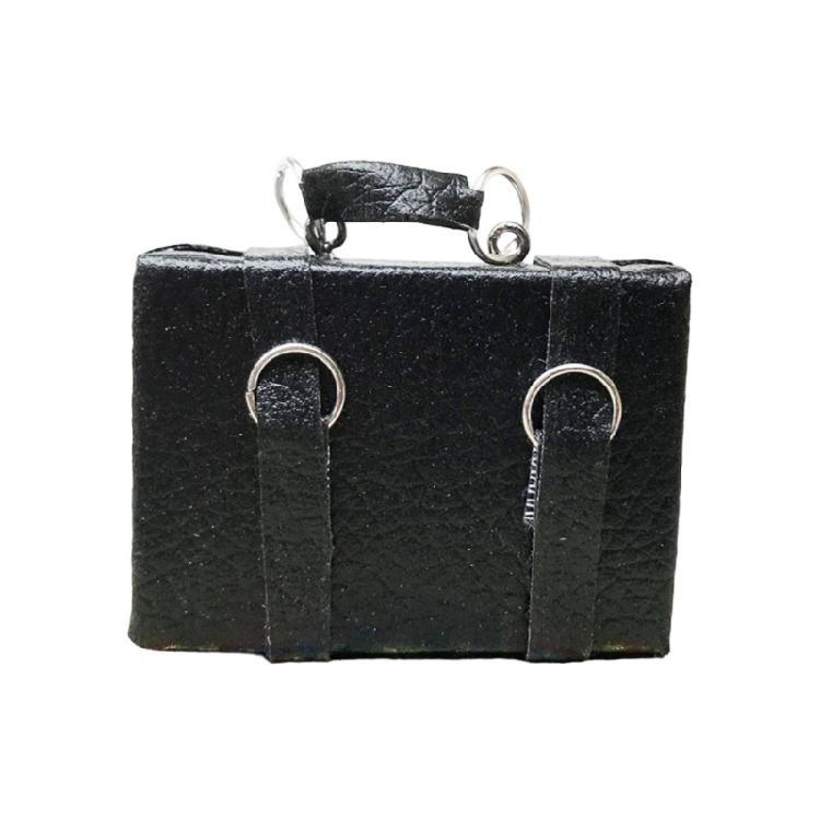 Collectible Retro Dollhouses Miniature 1/12 Scale Portable Wooden Trunk Detailed Craft