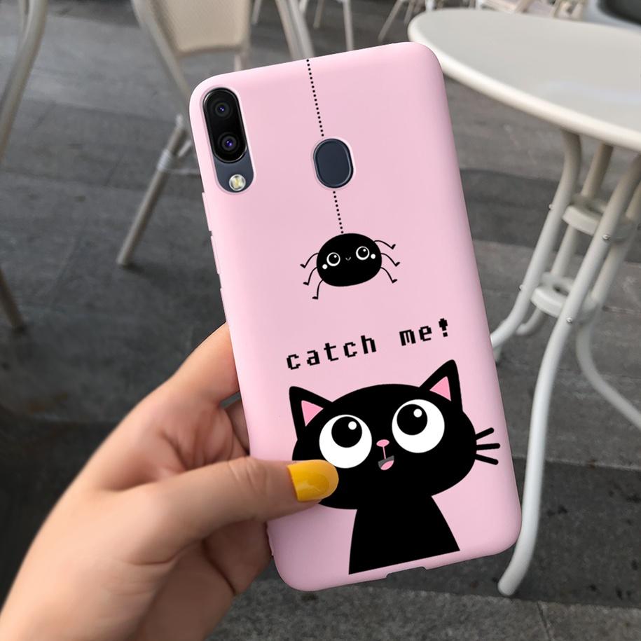 Cute Cartoon Cover For Samsung Galaxy M20 Phone Case For Samsung M20 2019 Soft Cover for Samsung Galaxy M20 M 20 SM-M205F Bumper