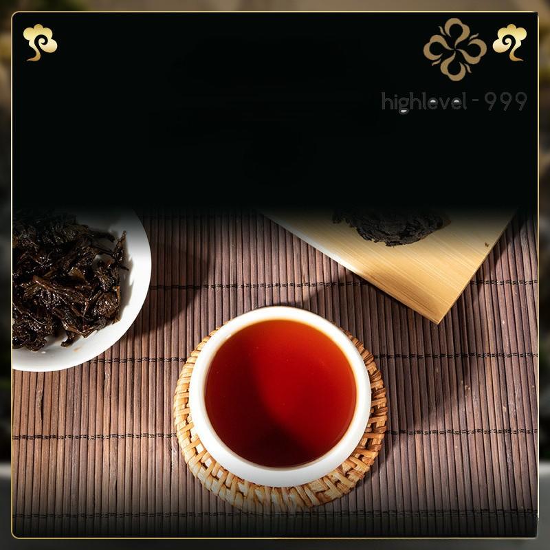 357g 2018 Ripe Puer Tea Cake Lao Banzhang Yunnan Ancient Tree Compressed Tea