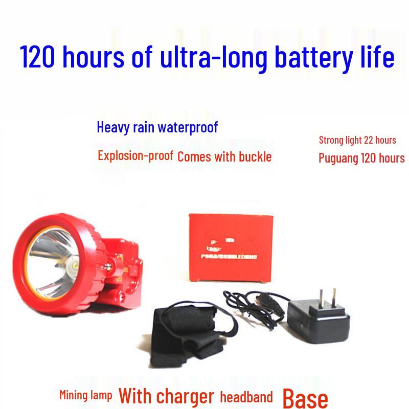 

UOSU Rechargeable Mining Helmet Light