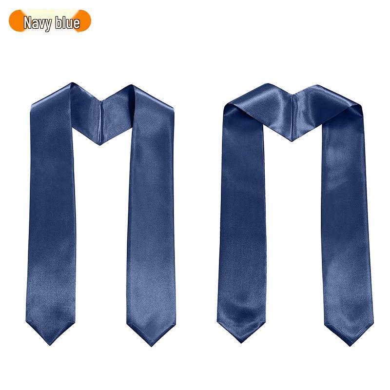 European & American Graduation Stole with Custom Embroidery or Heat-Printed Logo