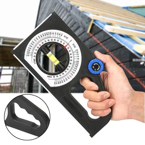 Inclinometer, Engineering Inclinometer with Dial Type, Architectural Slope Scale, Angle Meter, Gradient Meter, Universal Roof Pitch Tool, Slope Measur
