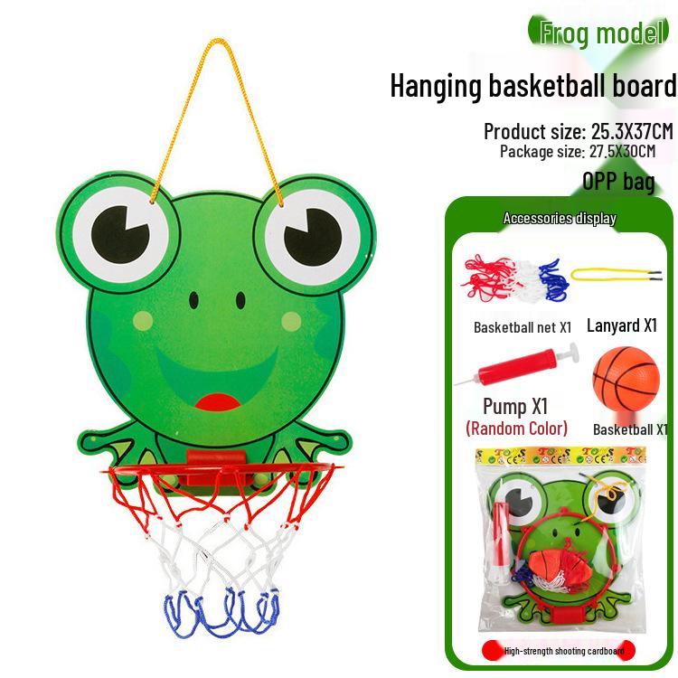 Canasta de Baloncesto Interior Ajustable Estilo Dibujos Animados para Niños con Envío Gratuito