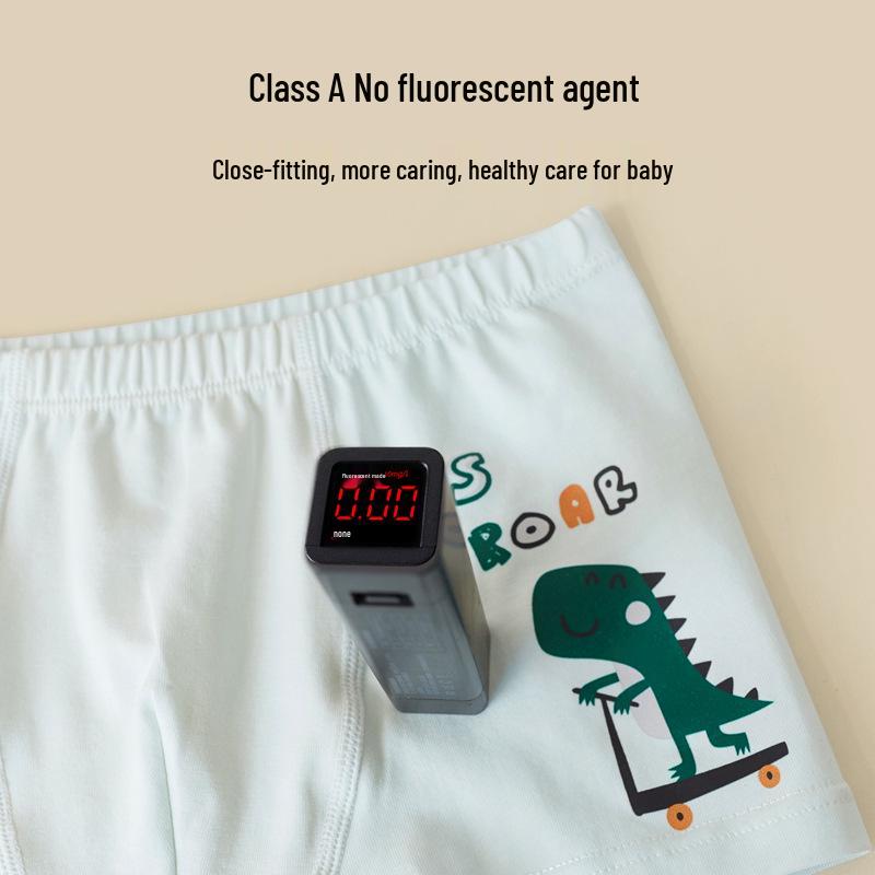 Dinosaur Boys' Pure Cotton Boxer Briefs - Children's Underwear for All Ages