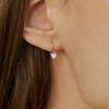 LUNNE 14k Heart Cubic Drop One-Touch Earrings (14K Gold) #LFE08