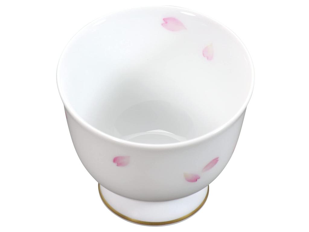 Okura Pottery [Hand-painted] Sakura No. 62 Sake Cup, Approx. 80cc, Made In Japan, 62CCN/C303