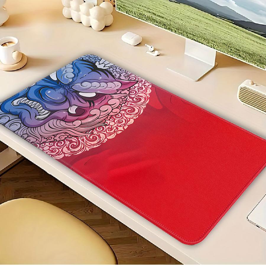 Оверлок Килимок для миші Килимок для клавіатури та миші Настільні аксесуари Комп'ютерний Килимок для ноутбука Килимок для ігрової консолі офісний Килимок Кіберспортивний Тигр Милий