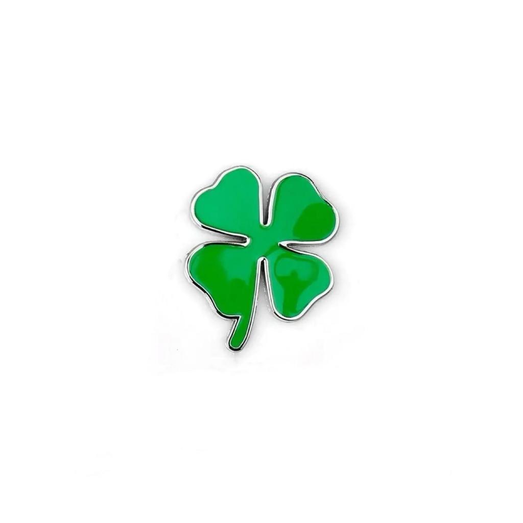 Alfa Romeo Car Emblem: Metal Four-Leaf Clover Decal