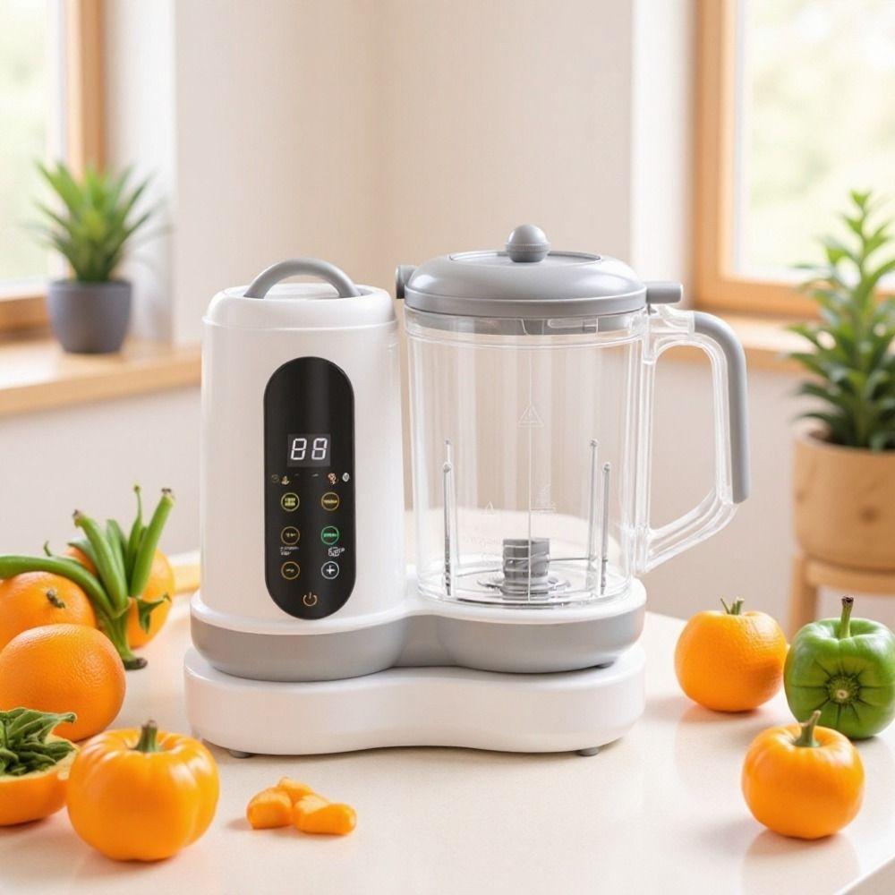 Integrated Timer Baby Food Processor Automatic Steaming Food Mill Machine For Babies