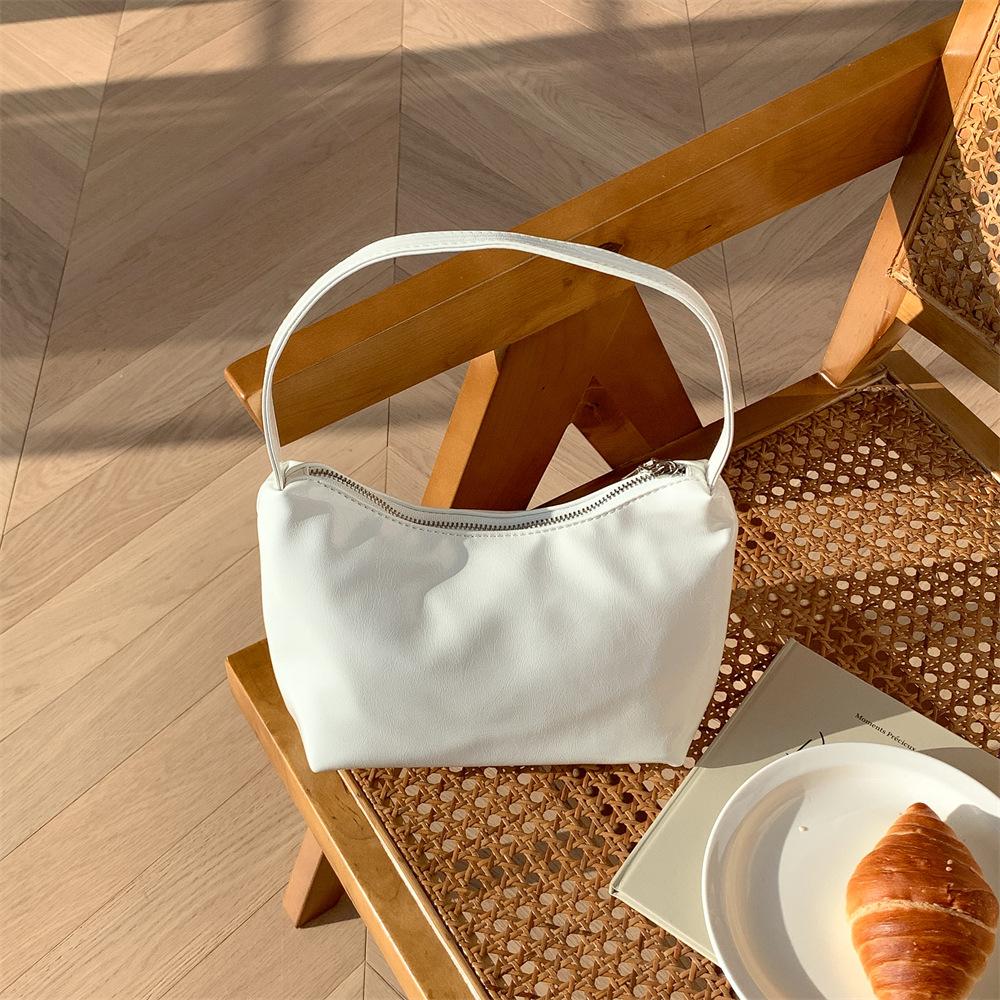 Y2k Handbag Compact Small Shoulder Bags Vintage Evening Tote Patent Pu Leather Shoulder Bag For Night Out Streetwear Fashi