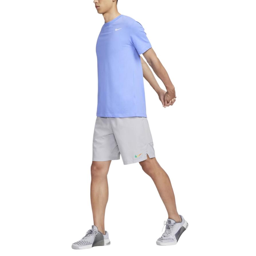 Nike Dri-Fit Soft Comfortable Breathable Quick-Dry Short Sleeve T-Shirt Men Tops Pulse-Blue AR6030-494