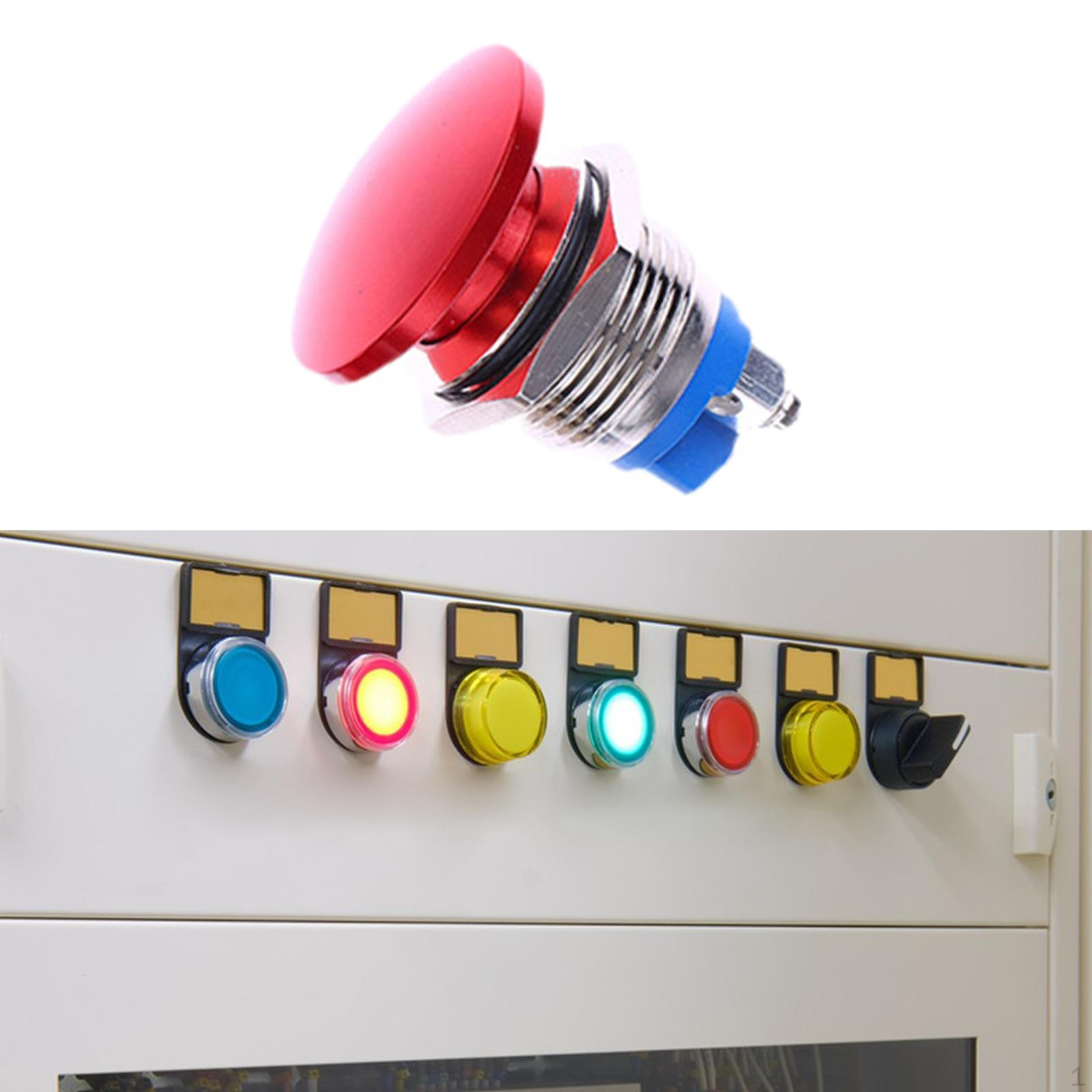 

Momentary Push Button Metal Practical High Performance Red Shell Wear Resistant Professional 16 mm