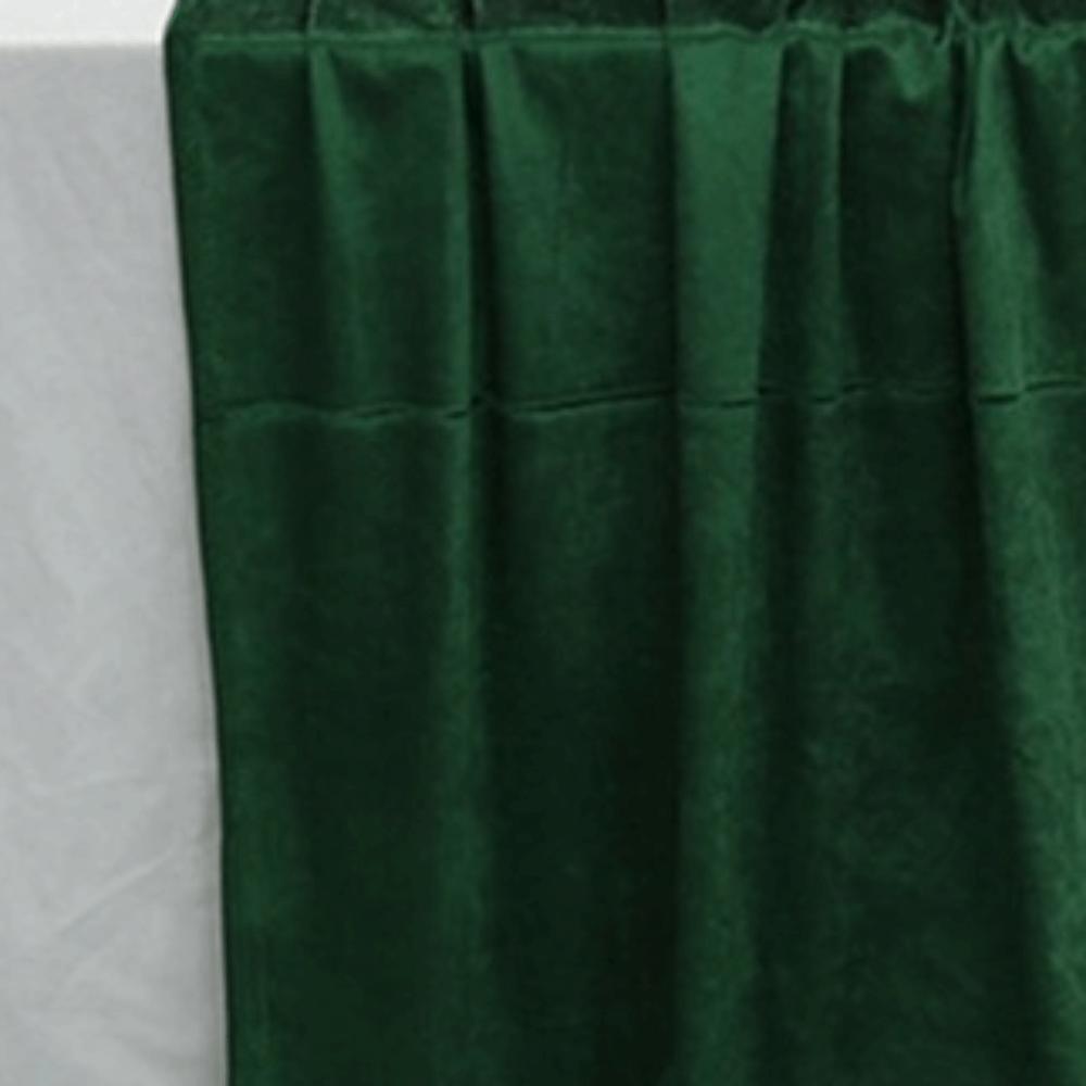 Green Velvet Table Runner 70x300cm Soft Texture Table Linen Overlay Rectangular Shape Stitched Edge Soft Velvet Fabric Runner