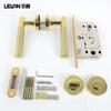American Style Knurled Door Lock Set for Bedroom and Bathroom Doors