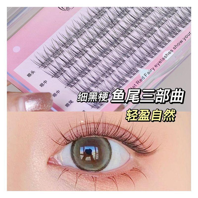 Mogugu - Set mit 5 Paar: Natürliche Büschel-Falsche Wimpern