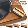 Wood Grain Handle Vinyl Record Cleaning Brush Phonograph Record Cleaner Tool For LP Albums