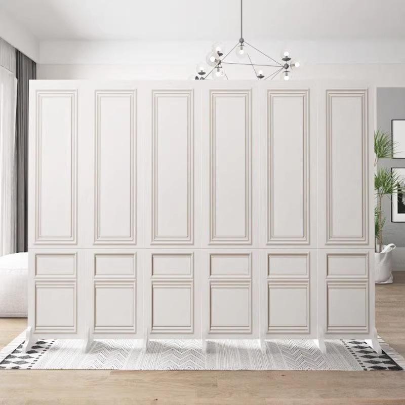 Antique Landscape Folding Screen: Living Room/Entryway Partition